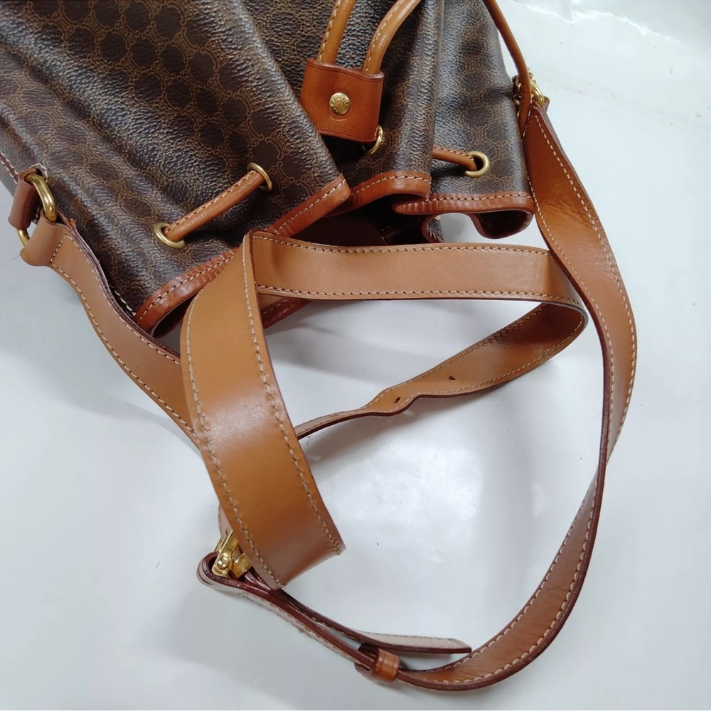 Authentic Celine Drawstring Shoulder Vintage Mono… - image 4